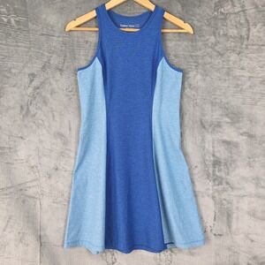 Outdoor Voices Dress Large Blue Athena Sporty Athletic Tennis Preppy Outdoor